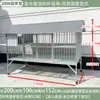Galinheiro Galvanizado Grande para Exterior, Espessado e Durável, à Prova de Chuva, à Prova de Doninhas, Adequado para Criar Coelhos, Patos e Pombos