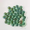 20 Unidades 16mm contas de vidro pétala de orquídea vermelha amarela 1,6cm bola de três flores 16mm bolinhas de gude para brinquedo 120g