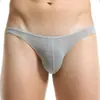 Nuevos calzoncillos para hombre de comercio exterior, bolsa convexa en U, transparentes, transpirables, de cintura baja, bikini sexy, ropa interior, venta al por mayor de fábrica