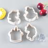 Nuevo Producto 8 Piezas Set de Moldes para Galletas de Unicornio Simulado Herramientas para Decoración de Pasteles de Fondant Molde de Plástico para Hornear Fabricante