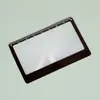 Fabricante vende marcapáginas de lupa de PVC, lupa ultradelgada para tarjetas de visita con escala 85x55mm