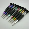 Herramienta multiusos para reparación y desmontaje de teléfonos móviles, destornillador con mango colorido multiusos, adecuado para Apple, Android, Huawei, Xiaomi