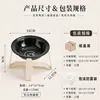 Soporte de cuenco cerámico con forma de OVNI al por mayor personalizado, diseñado para proteger el cuello y evitar que se vuelque, un cuenco para mascotas específicamente para gatos, adecuado tanto para agua como para comida