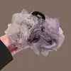 Dulce Pinza para el Cabello de Flor de Camelia de Malla, Pasador Ultra-Hada para Mujer, Pinza de Tiburón Exquisita y de Alta Gama para la Parte Posterior de la Cabeza