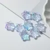 Cuentas de Vidrio Transparente Agrietado Estrella de Cinco Puntas Accesorios para Joyería DIY Accesorios para Collar Pulsera Pendientes Venta al por Mayor