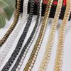 Webbing de Pérolas de Fio Dourado e Prateado para Aplicações em Roupas de Renda Coreana Pequena e Fragrante, Bainha de Jaqueta, Cinto, Acessórios de Vestuário e Bagagem