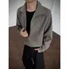 Camisa de Manga Larga con Rayas Verticales Retro Primavera 2026 Hombres Mujeres Marca de Moda Pareja Holgada Casual de Gama Alta