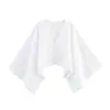 Atacado de Roupas Femininas Europeias e Americanas Transfronteiriças do Aliexpress Conjunto de Camisa Assimétrica com Decote em V e Calça Wide Leg Primavera Inicial 2025