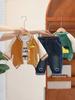 Traje de uniforme de béisbol de primavera y otoño para niños 2024 nuevo bebé otoño manga larga conjunto de tres piezas 1-3 años 5 ropa de bebé