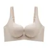 Sujetador sin costuras fino de doble capa con elevación para busto grande y apariencia pequeña para mujeres talla grande, moldeador para recoger la grasa de las axilas, evita la flacidez, sujetador de recogida