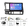 Adecuado para Honda 06-12 Civic Viejo Pantalla Grande Coche Navegación Inteligente GPS 10.1 Alta Definición Grabación de Conducción y Reversa