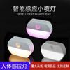 Luz Nocturna LED Magnética Inteligente Recargable de Venta Caliente con Sensor de Movimiento para Dormitorio, Luz Suave Protectora para los Ojos, Pasillo y Lámpara para Alimentar Bebés