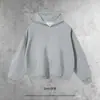 Cai Xiang Island Sudadera con Capucha Pesada de Algodón Puro para Hombre Primavera y Otoño 430g Conjunto de Sudadera y Pantalones Oversize Unisex Moda Urbana