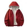 Chaqueta de algodón con forro polar estilo retro americano 2026, colección otoño/invierno, parka con capucha extragrande, diseño unisex