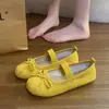 Zapatos Planos Mary Jane de Cuero Suave Estilo Francés para Mujer, Nuevos Estilo Suave con Suela Blanda Loafers para Mujeres Embarazadas Primavera/Verano 2026