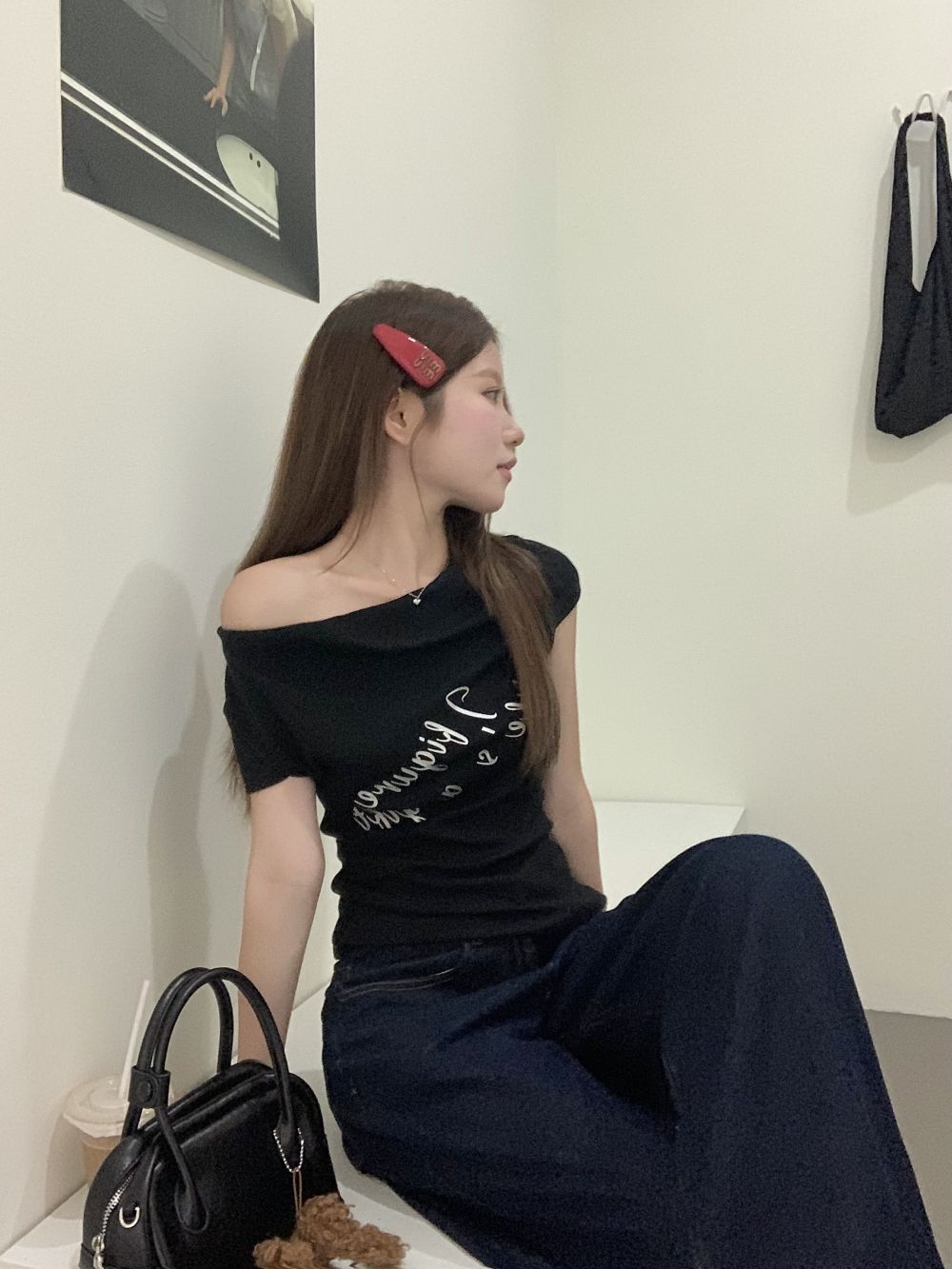 复制_kumikumi甜辣妹字母印花短袖T恤女.jpg