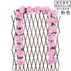 Tubo de aire acondicionado de ratán artificial que cubre la decoración de sillas de ratán, conjunto de boda de ratán con flores falsas, decoración de pared para puerta