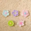 Accesorios de Arte de Uñas Estilo Chino Camelia Rosa Pétalo Loto Perla Blanca Pintura Sólida Hada Resina Decoración de Uñas