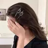 Nuevo Estilo Coreano Negro Pinza de Pato Negra Pinza para Flequillo Tocados de Gama Alta Accesorios para el Cabello Pinza para Cabello Roto Pinza para el Cabello de Gato Linda Femenina