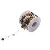 Cadena Conservadora de Color de Acero Inoxidable Accesorios para Collares DIY Cadena de Flor Pequeña de Acero de Titanio Dorado de 18K Cadena de Flor con Perlas de Cristal