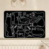 Alfombra de Baño de Dibujos Animados, Fuerte Absorción de Agua, Alfombra Antideslizante para Entrada de Baño, Resistente a la Suciedad Doméstica, Alfombra de Piso de Tierra de Diatomeas de Fácil Cuidado