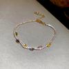Pulseira de flores de quatro pétalas de zircão leve leve de alta qualidade Moda feminina All-match Cross-border Qixi Festival Jóias Yiwu Acessórios