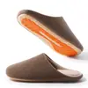 Nuevas Zapatillas Silenciosas para Mujer Interior Hogar Confinamiento Antideslizantes Cuatro Estaciones Piso de Madera Suela Suave Zapatillas de Algodón Otoño e Invierno