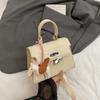 Bolsa Feminina Versátil Nova Bolsa Kelly de Verão Moda 2025 Transversal Estampa Crocodilo Estilo Retrô Coreano