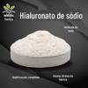 Ácido hialurônico de grau cosmético, hialuronato de sódio em pó, peso molecular médio, gluconato de hialuronato de sódio em estoque