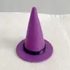 Mini Sombrero de Bruja de Fieltro Fiesta de Halloween Evento Sombrero de Bruja Decorativo Fieltro