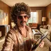 Peruca disco retrô anos 70 masculina conjunto de quatro peças festa de Halloween rock cosplay acessórios de fantasia adereços atacado