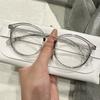 Nuevo Estilo Liso En Línea Rojo Luz Azul Anti-luz Se Puede Equipar con Gafas de Miopía Altura Marco de Gafas Mujer Marco Negro Espejo Plano Estudiantes Hombres Alto Valor de Color