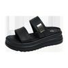 Sandalias y pantuflas de suela gruesa con aumento de altura para uso al aire libre para mujer, primavera y verano 2025, nueva moda, zapatos de plataforma de playa cómodos que combinan con todo.