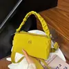Bolsa de Mão Lisa de Cor Sólida com Design de Nicho de Alto Valor Estilo Coreano para Mulheres, Bolsa Transversal Leve para o Dia a Dia