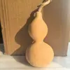 Cabaça natural torcida à mão para artesanato, cabaça pequena para brincar, artesanato americano com cabaça, cordão para pendurar em cabaça, pingente pequeno