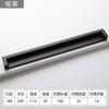 Manija oscura empotrada moderna minimalista tatami manija invisible cajón de armario gabinete tirador ranurado dorado negro