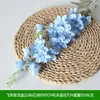 Flores Artificiales Flor Azul Materiales Boda Salón de Bodas Decoración del Hogar Rosas Artificiales Flores Falsas Flores de Plástico Venta al por Mayor