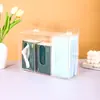 Caja de Exhibición Transparente de Acrílico Transfronteriza Caja de Almacenamiento sin Taladro para Montar en Pared Soporte de Exhibición de Pañuelos de Mascarilla de Acrílico