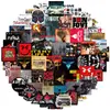 100 pegatinas de graffiti de PVC de la banda Bon Jovi. Pegatinas impermeables para cuaderno de guitarra DIY