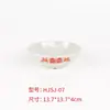Plato de Servir de Melamina para Comida Caliente y Barbacoa Famoso en Internet de Chongqing, Estilo Vintage Retro Nostálgico, con Diseño de Caracteres Chinos Tradicionales