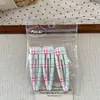 Novo estilo coreano gota d'água onda bolinhas franja de menina grampo quebra-cabeça bolsa xadrez infantil colorido clip lateral quebra-cabeça acessórios de cabelo