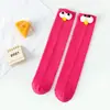 Calcetines infantiles hasta la pantorrilla, calcetines de verano de malla transpirable para edades de 3 a 16 años, calcetines creativos con talón alado para niños y niñas, calcetines apilados