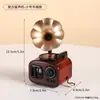 Adornos de Fonógrafo Clásico, Cajas de Música Creativas de Escritorio, Muebles Decorativos, Decoraciones Nostálgicas para el Hogar, Regalos de Nicho