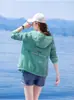 Ropa de Protección Solar Little Daisy para Mujer, Manga Larga Anti-UV 2026 Verano Abrigo Delgado para Madres de Mediana Edad, Ropa de Protección Solar Elegante para Mujer