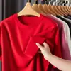 Suéter de hombre de punto con cuello redondo y manga corta, no de lana, transfronterizo, suéter de manga corta transfronterizo, camiseta básica de manga corta, camiseta de punto