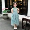 Vestido de Verano para Niña 2026 Nuevo Elegante Vestido de Tirantes de Princesa para Niña Pequeña Vestido de Hada Dulce Retro con Estilo de Dama