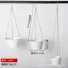 Maceta de Plástico Engrosada con Ganchos para Colgar en el Balcón, Adecuada para Cultivar Plantas Verdes como Potos y Orquídeas Colgantes
