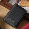 Portatarjetas Nuevo para Hombre 2026, Estuche para Tarjetas, Funda para Tarjetas, Estilo Vintage, Antimanético, Mini Portatarjetas Ultradelgado, Cartera Multifuncional tipo Acordeón
