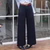 Pantalones casuales de pierna ancha hechos a medida, nuevos pantalones de traje drapeados de cintura alta adelgazantes para mujer 2026 primavera/otoño, corte recto holgado