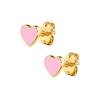 Pendientes de Plata de Ley s925 Transfronterizos con Aguja, Goteo Multicolor, Forma de Corazón, Estilo Ins para Mujer, Simples, Pequeños y Exquisitos, Pendientes Versátiles